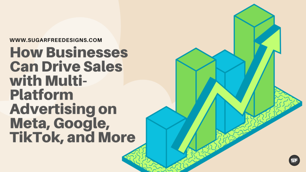 How Businesses Can Drive Sales with Multi-Platform Advertising on Meta, Google, TikTok, and More 1 Brown Blue Modern Sales Process Blog Banner 1